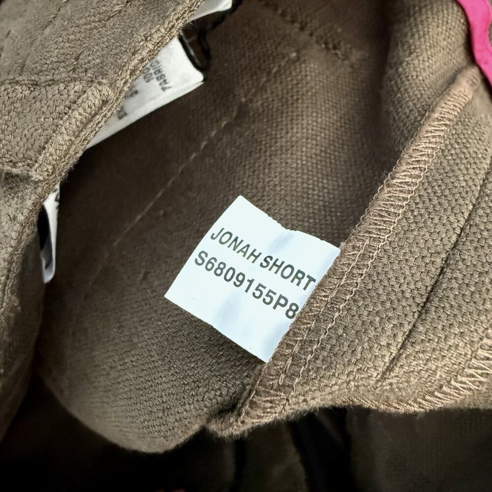 Diane Von Furstenberg Jonah Linen Blend Short Olive Size 4 - Picture 6 of 6